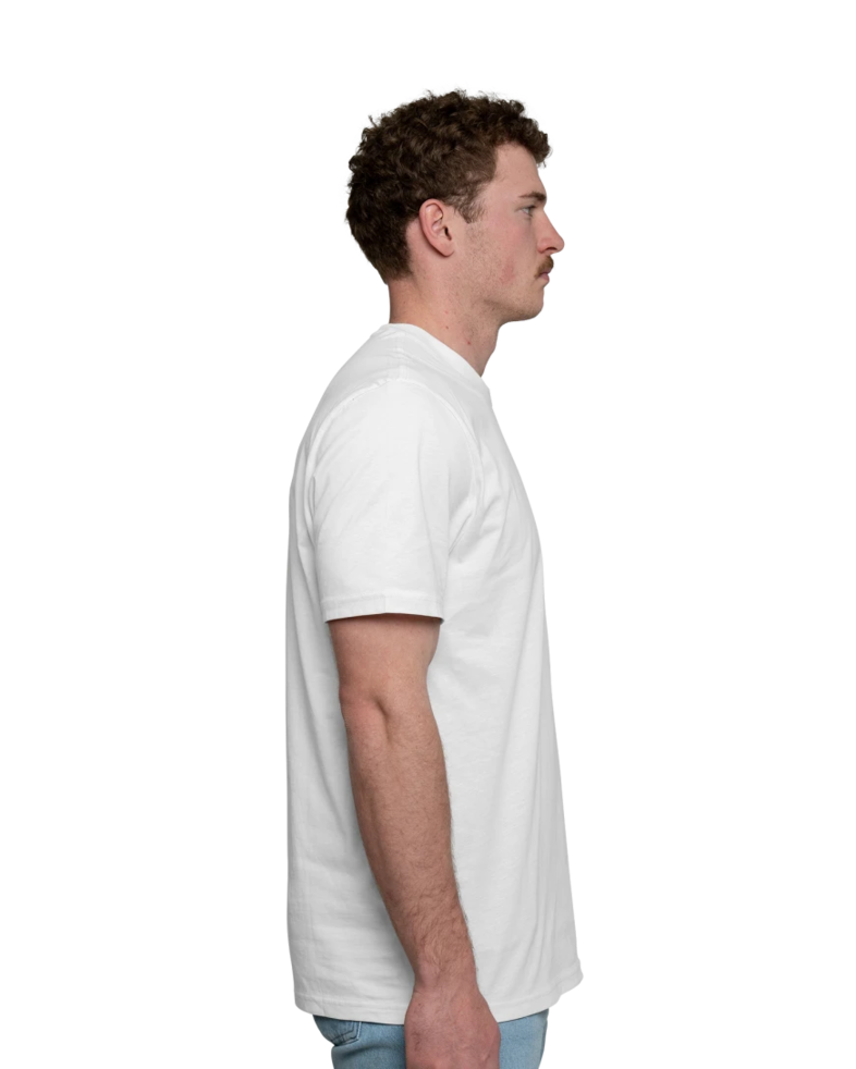 Image of a model wearing a AL2100 Allmade® Unisex Organic Cotton Tee