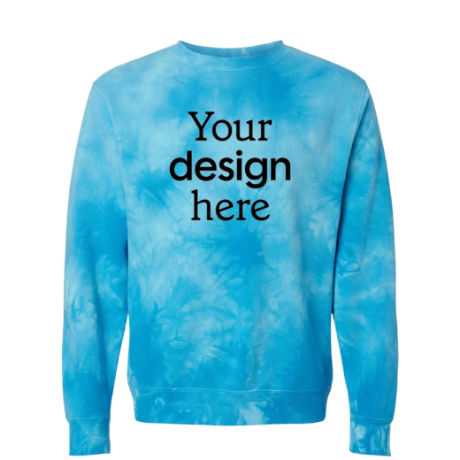 Sample image of PRM3500TD Independent Trading Co. Unisex Midweight Tie-Dyed Sweatshirt
