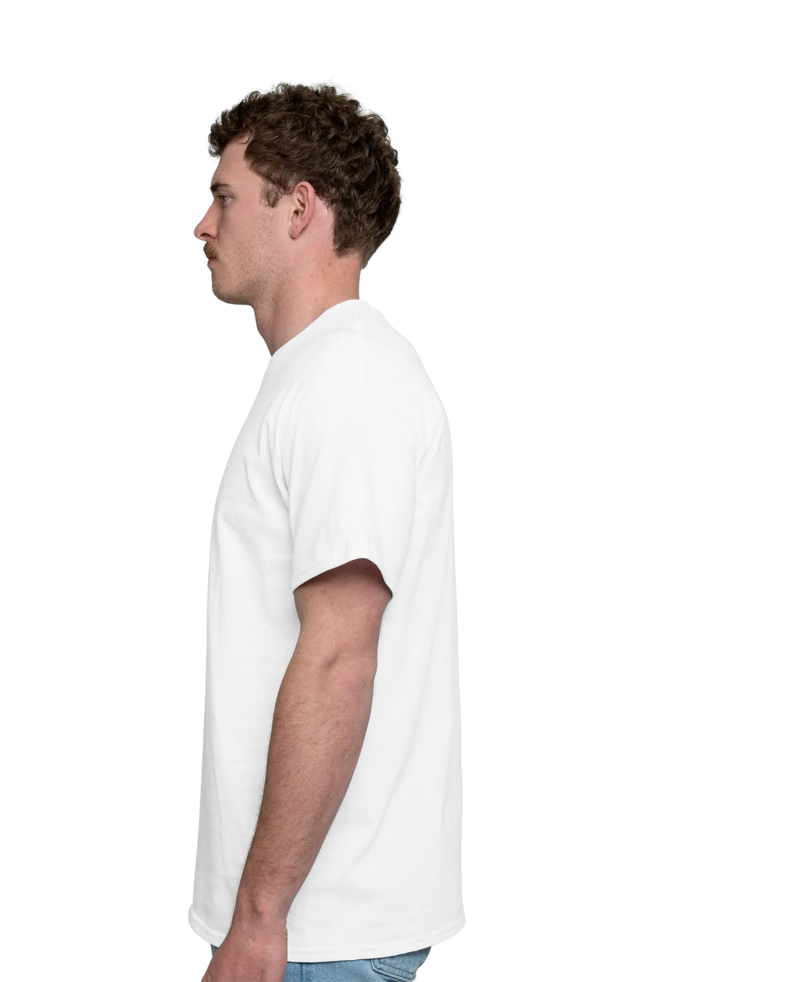 Image of a model wearing a 5000 Gildan Heavy Cotton T-Shirt