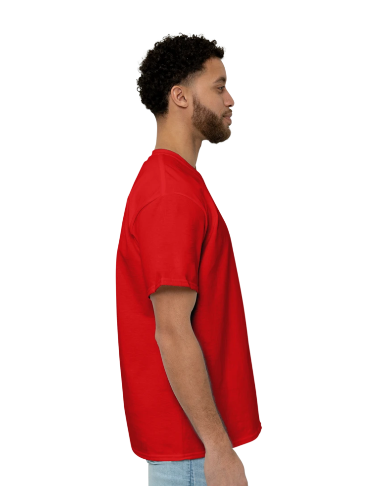 Image of a model wearing a PC61 Port & Company Essential Tee