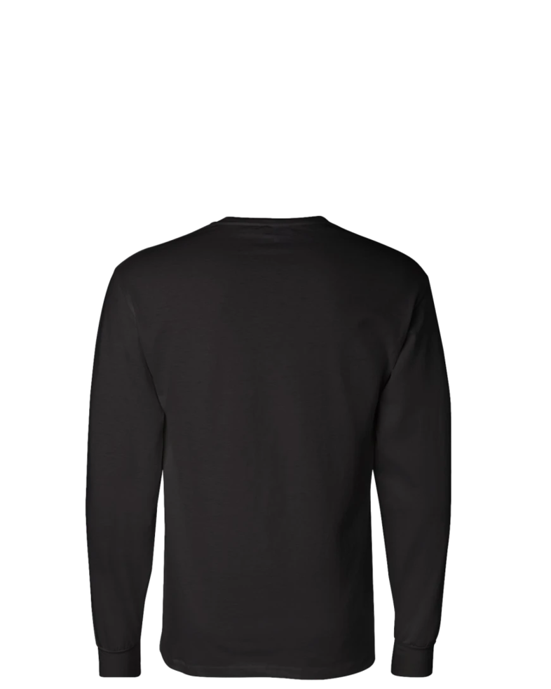 Image of a model wearing a CC8C Champion Heritage 5.2-Oz. Jersey Long Sleeve Tee