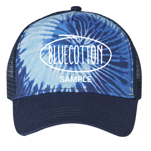 Sample image of 9200 Colortone Tie-Dyed 5-Panel Trucker Cap