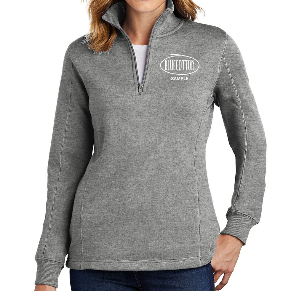 Image of LST253 Sport-Tek Ladies 1/4-Zip Sweatshirt