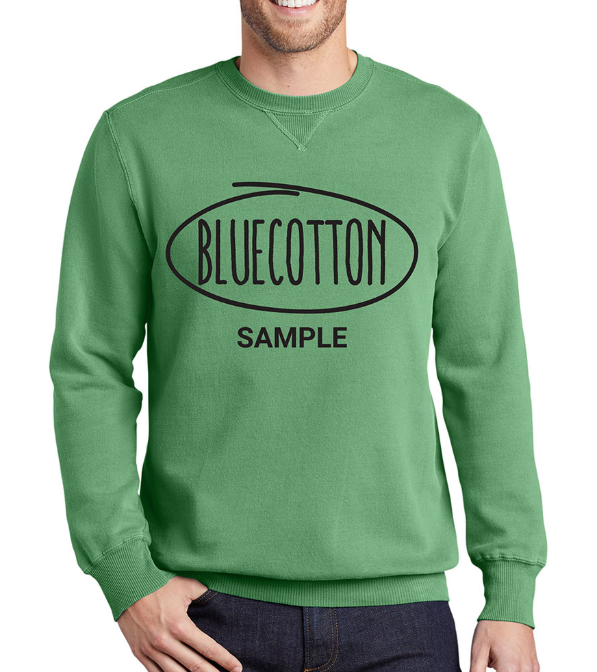 Image of PC098 Port & Company Pigment Dyed Crewneck Sweatshirt