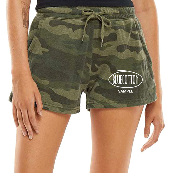 PRM20SRT Independent Trading Co. Women’s Lightweight California Wave Wash Sweatshorts