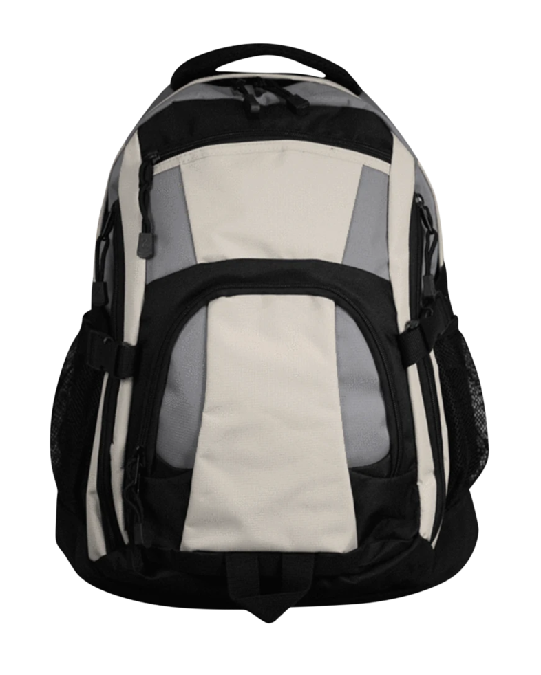 Image of a model wearing a BG77 Port Authority Urban Backpack