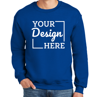 Custom Featured Brands:  12000 Gildan Dryblend Crewneck Sweatshirt