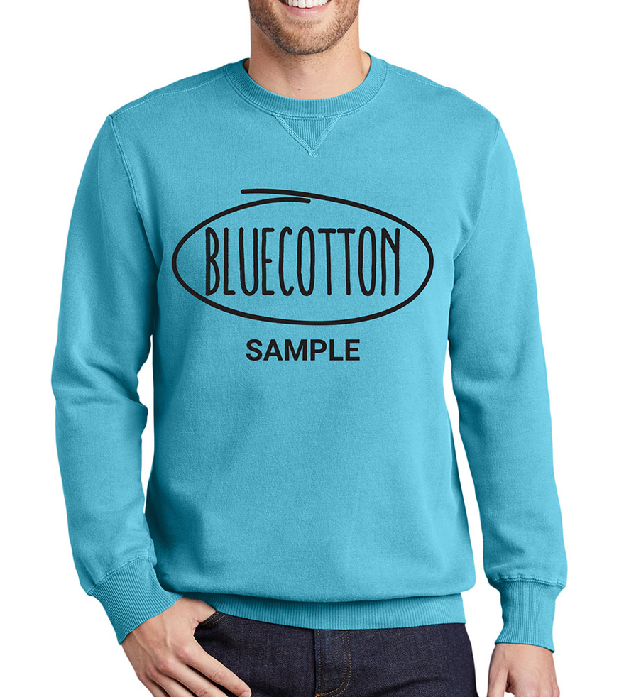 Image of PC098 Port & Company Pigment Dyed Crewneck Sweatshirt