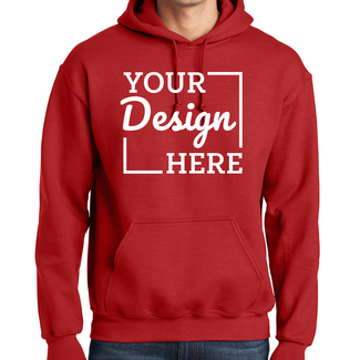 Custom Featured Brands:  12500 Gildan Dryblend 50/50 Hooded Sweatshirt