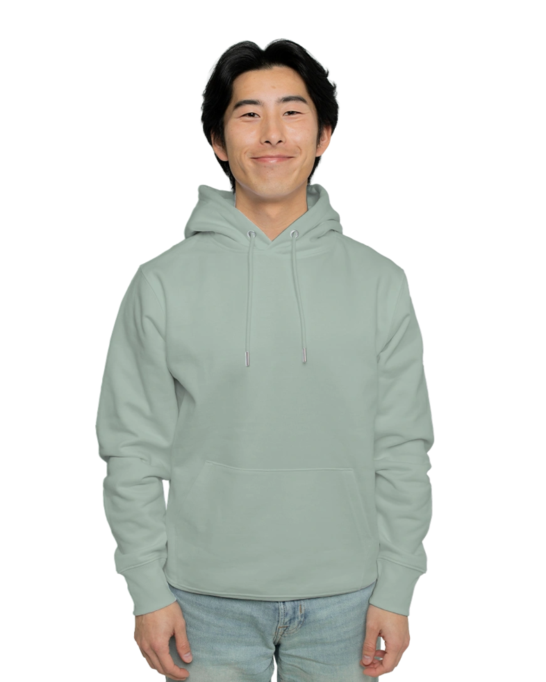 Image of a model wearing a SXU003 Stanley/Stella Unisex Cruiser 2.0 Hooded Sweatshirt