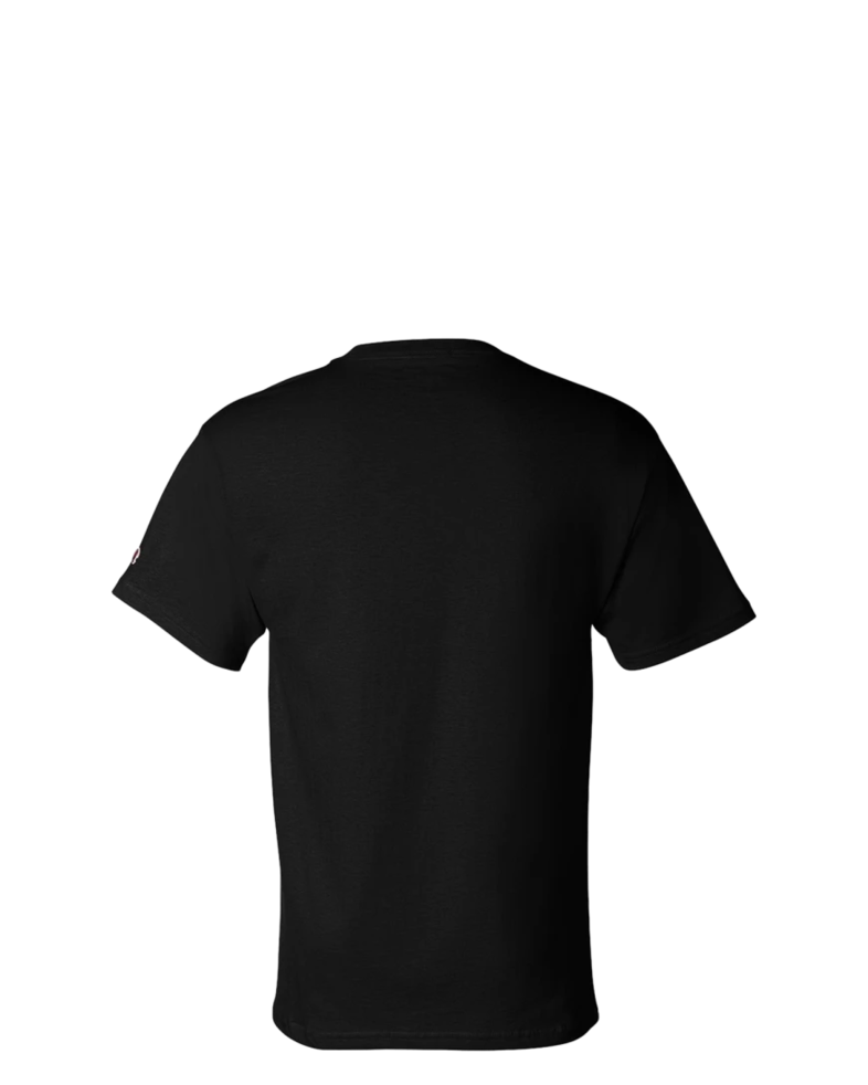 Image of a model wearing a T425 Champion Heritage 6-Oz. Jersey Tee
