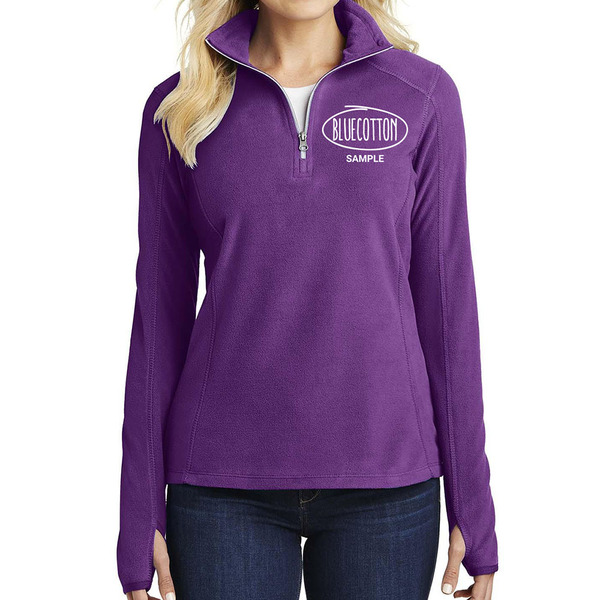 L224 Port Authority Ladies Microfleece 1/2-Zip Pullover