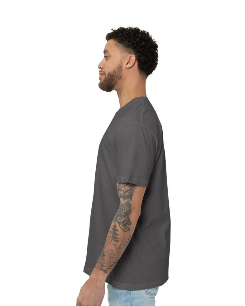 Image of a model wearing a 2001 American Apparel Fine Jersey Tee