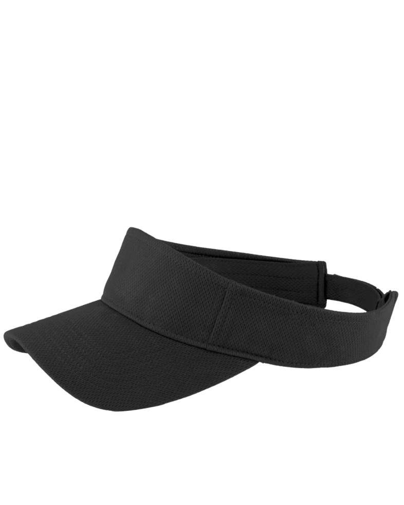 Image of a model wearing a STC27 Sport-Tek PosiCharge RacerMesh Visor