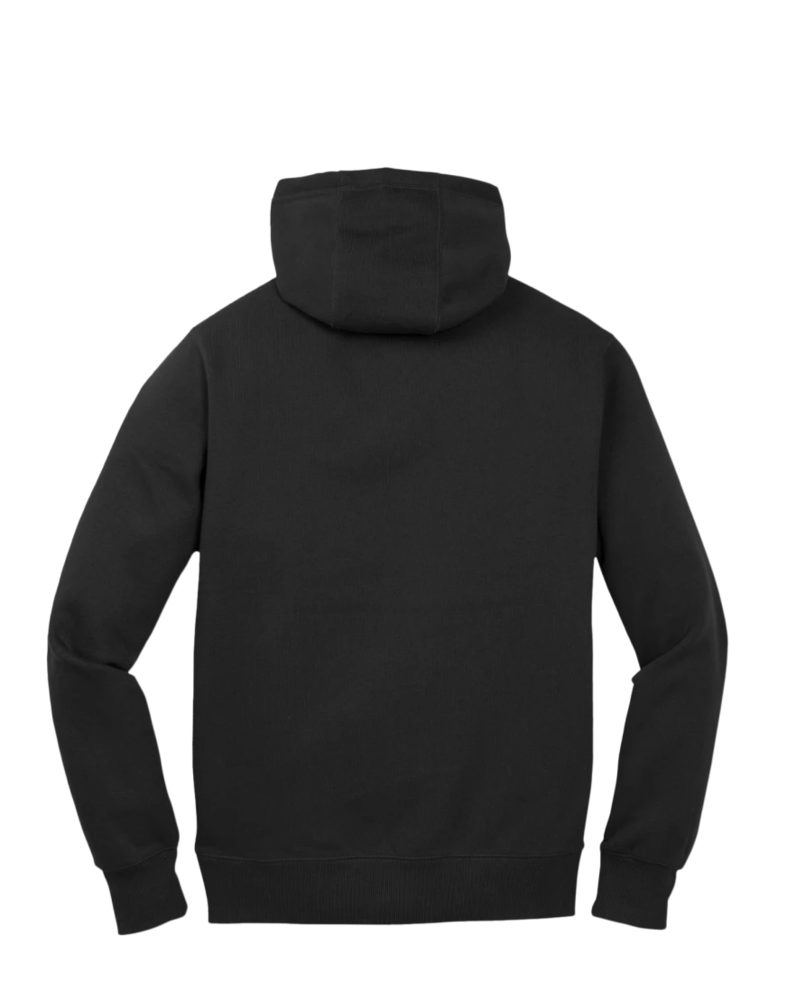 Image of a model wearing a ST254 Sport-Tek Pullover Hooded Sweatshirt