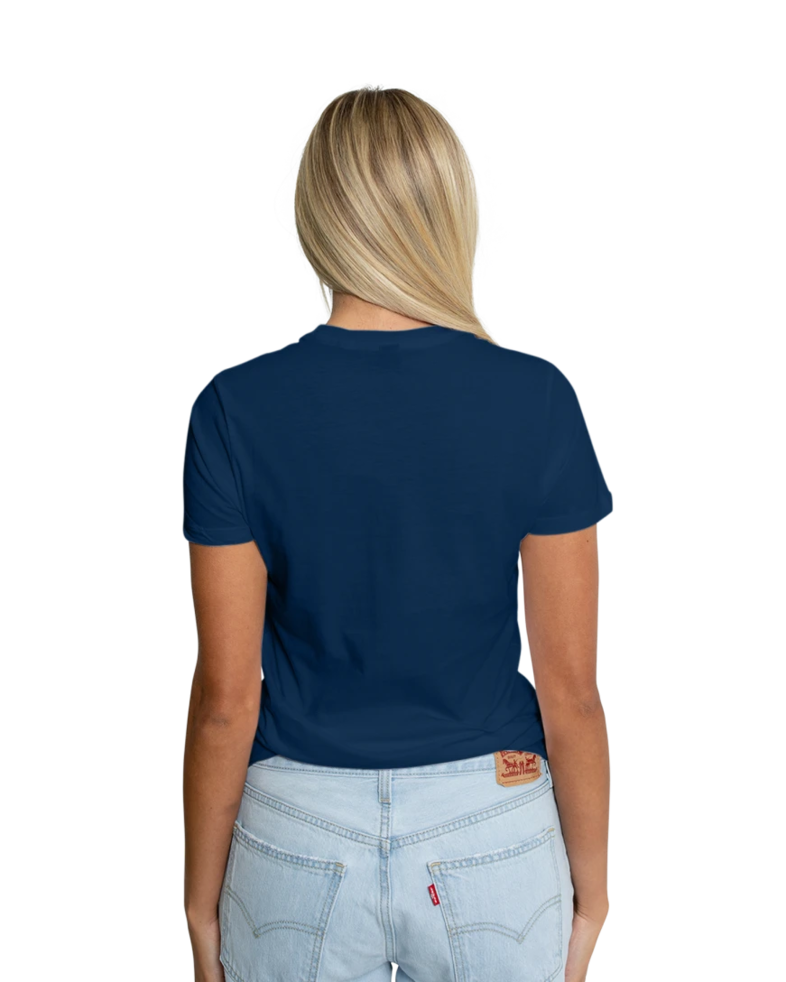 Image of a model wearing a 64000L Gildan Ladies' SoftStyle Tee