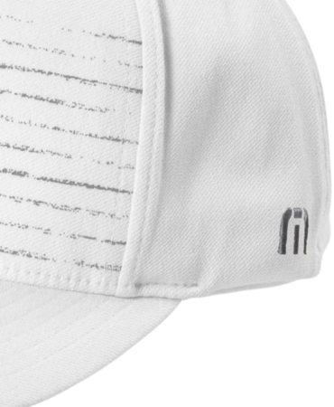 Closeup of a TM1MU425 TravisMathew FOMO Novelty Cap