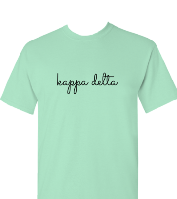 Script Sorority design idea
