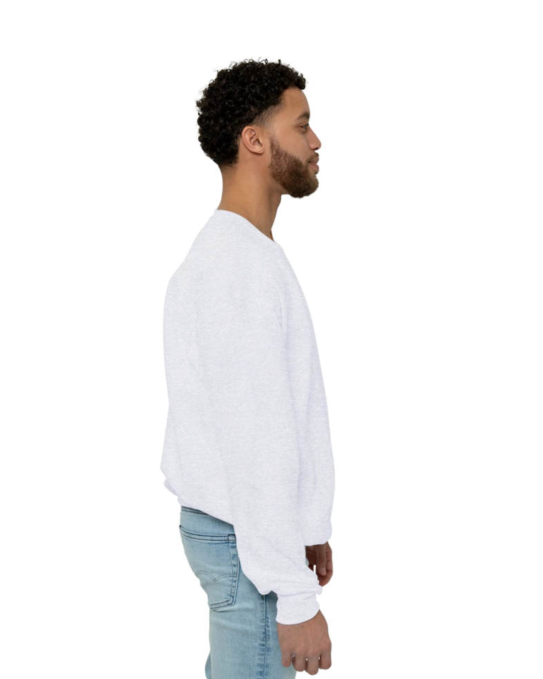 Image of a model wearing a 562 Jerzees NuBlend 50/50 Crewneck