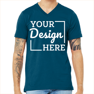 Custom Featured Brands:  3005 Bella + Canvas Unisex Jersey Short-Sleeve V-Neck T-Shirt