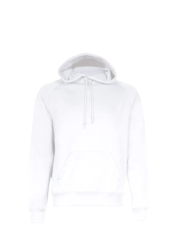 Model wearing a 1460 Badger Fleece Ladies Hooded Pullover