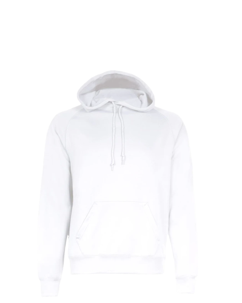 Image of a model wearing a 1460 Badger Fleece Ladies Hooded Pullover