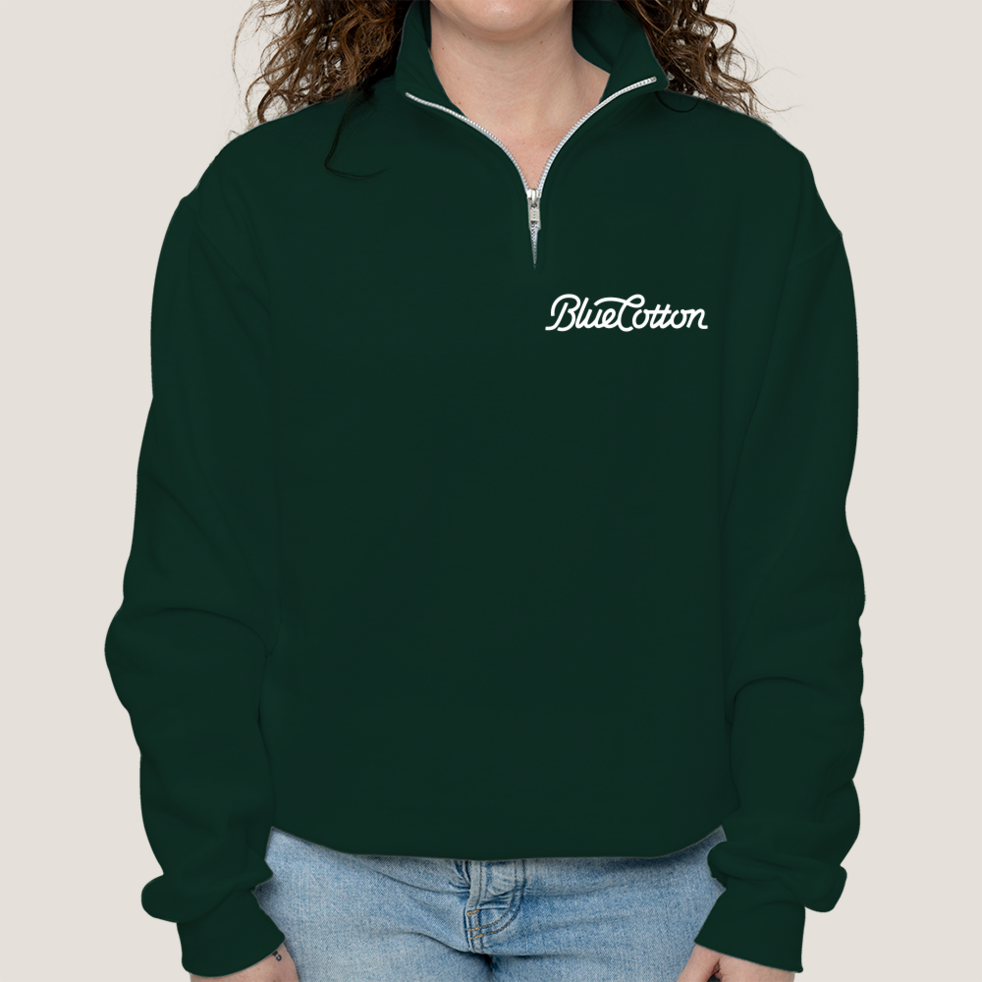 Image of 995M Jerzees Nublend Adult Quarter-Zip Cadet Collar Sweatshirt