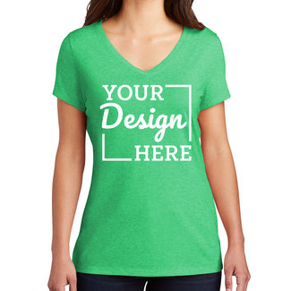  DM1350L District Women's Perfect Tri-Blend V-Neck Tee