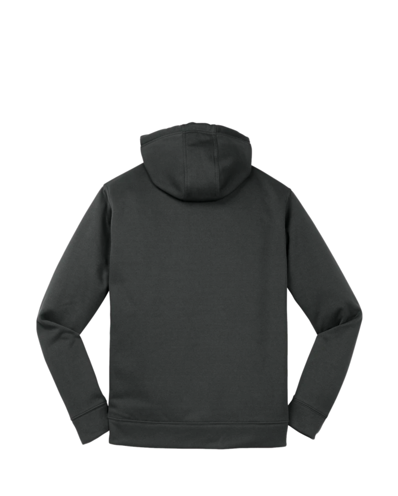 Image of a model wearing a ST290 Sport-Tek Repel Hooded Pullover