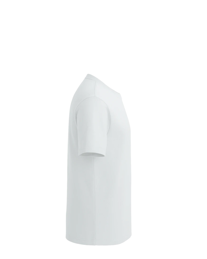 Image of a model wearing a MC1040 Cotton Heritage Unisex Short Sleeve T-Shirt