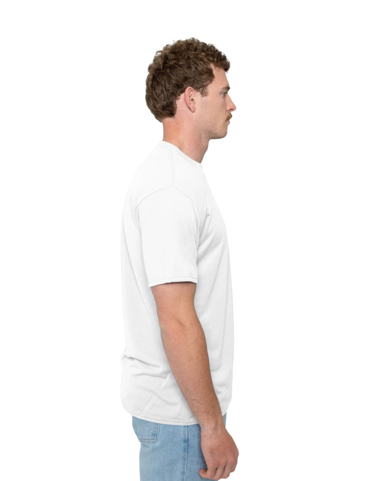 Image of a model wearing a 42000 Gildan Core Performance Tee
