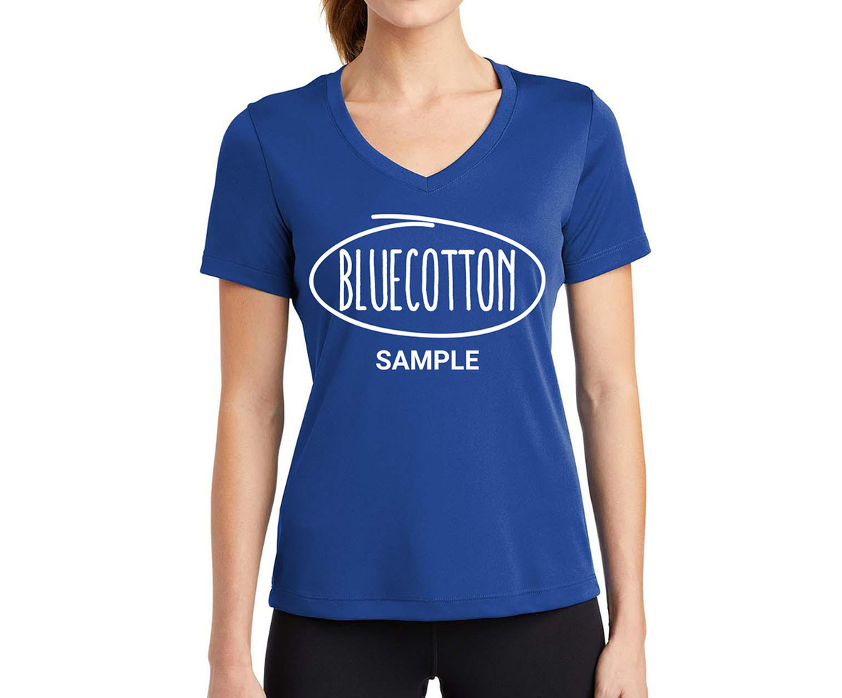 Image of LST353 Sport-Tek Ladies Vneck short sleeve PosiCharge Competitor