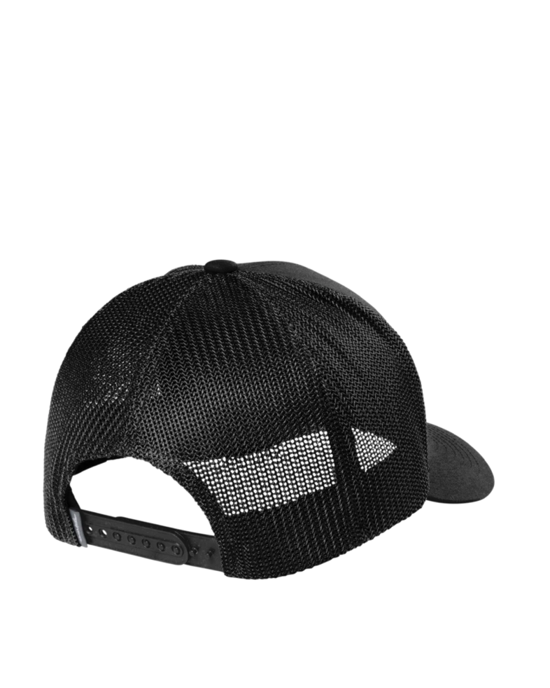 Image of a model wearing a TM1MU423 TravisMathew Cruz Trucker Cap