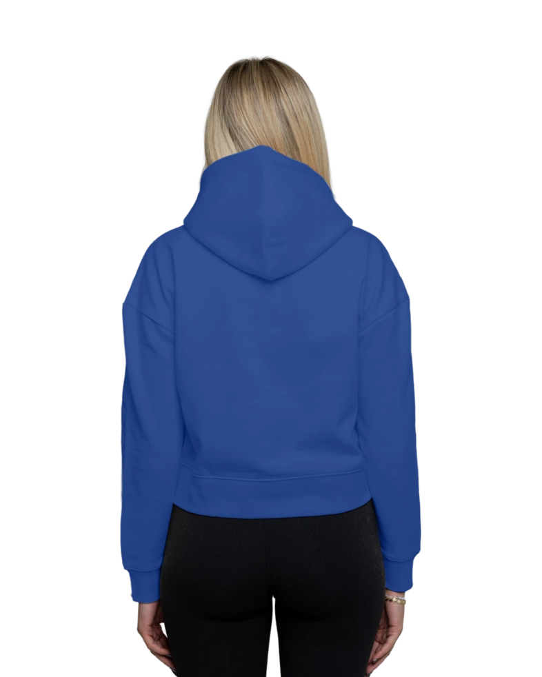 Image of a model wearing a DT6101 District® Women’s V.I.T.™ Fleece Hoodie
