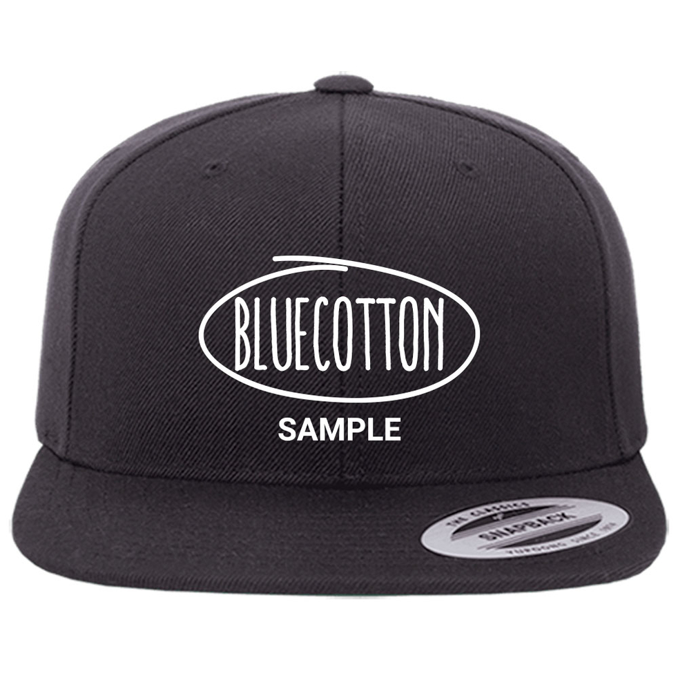 Image of 6089 Yupoong Classic Flat Bill Snapback Cap