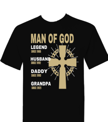 Man of God design idea