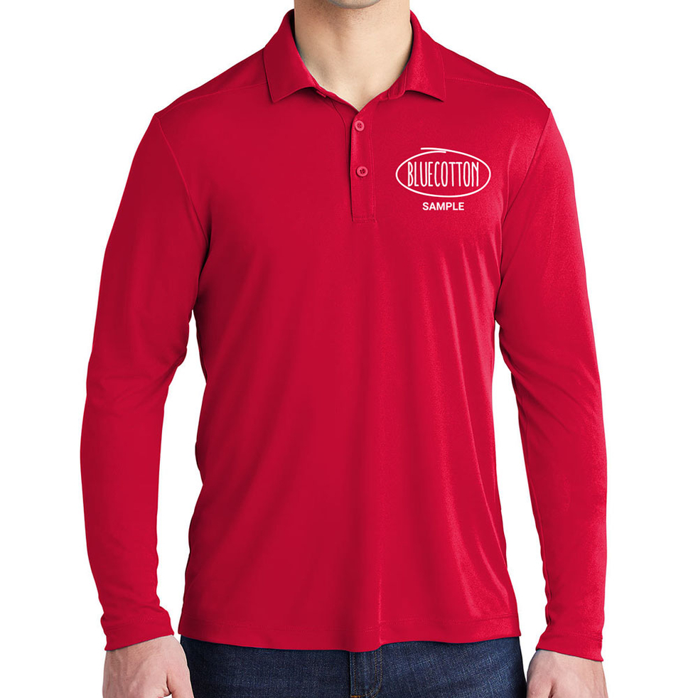 Image of ST520LS Sport-Tek Posi-UV Pro Long Sleeve Polo