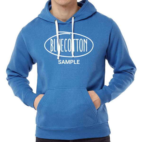 8871 J. America Tri-Blend Hooded Pullover Sweatshirt