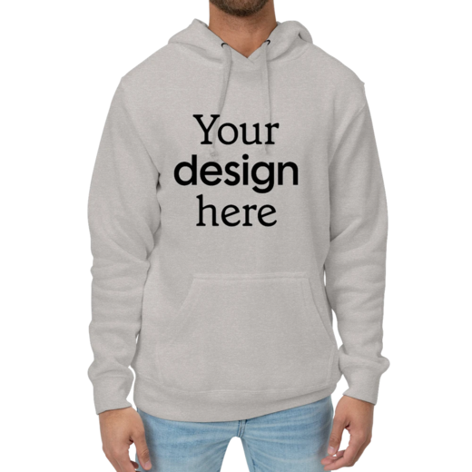 Sample image of 8871 J. America Tri-Blend Hooded Pullover Sweatshirt