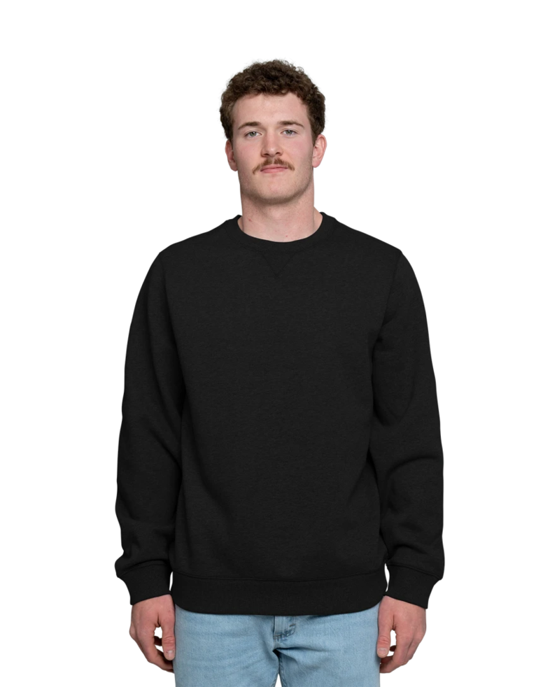 Image of a model wearing a ST266 Sport-Tek Crewneck Sweatshirt