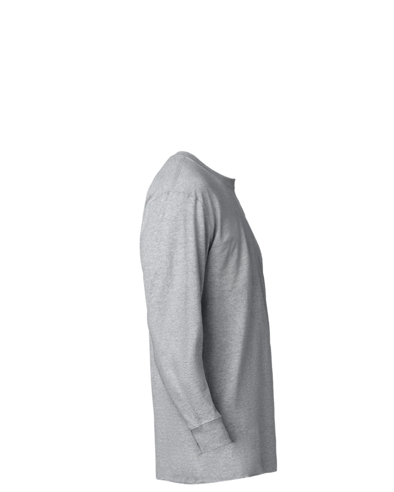 Image of a model wearing a CTK126 Carhartt Workwear Pocket Long Sleeve T-Shirt