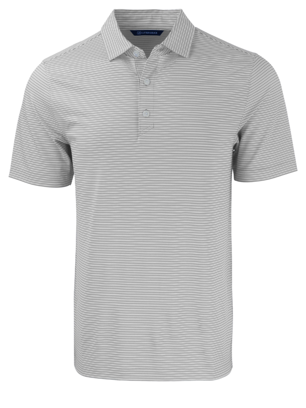 MCK01302 Cutter & Buck Forge Eco Double Stripe Stretch Recycled Mens Polo