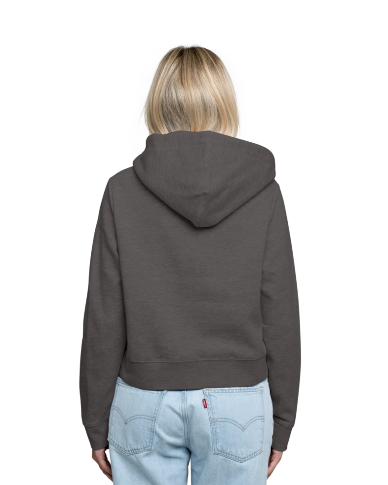 Image of a model wearing a DT6103 District® Women’s V.I.T.™ Fleece Full-Zip Hoodie