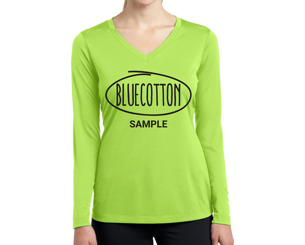 LST353LS Sport-Tek Ladies Long Sleeve V-Neck PosiCharge Competitor Tee