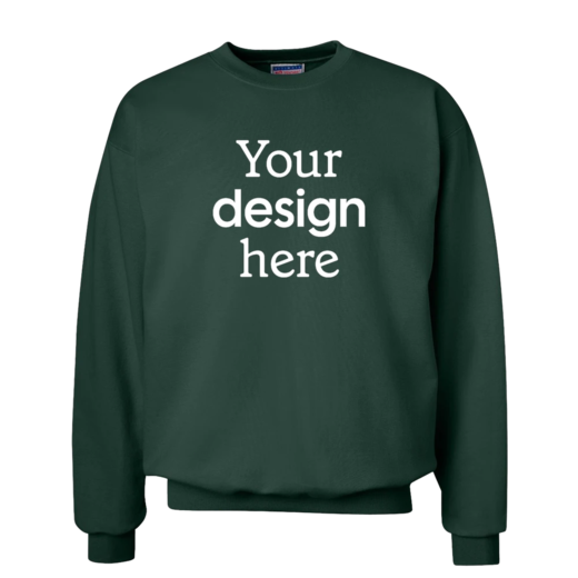 Sample image of F260 Hanes Ultimate Cotton Crewneck