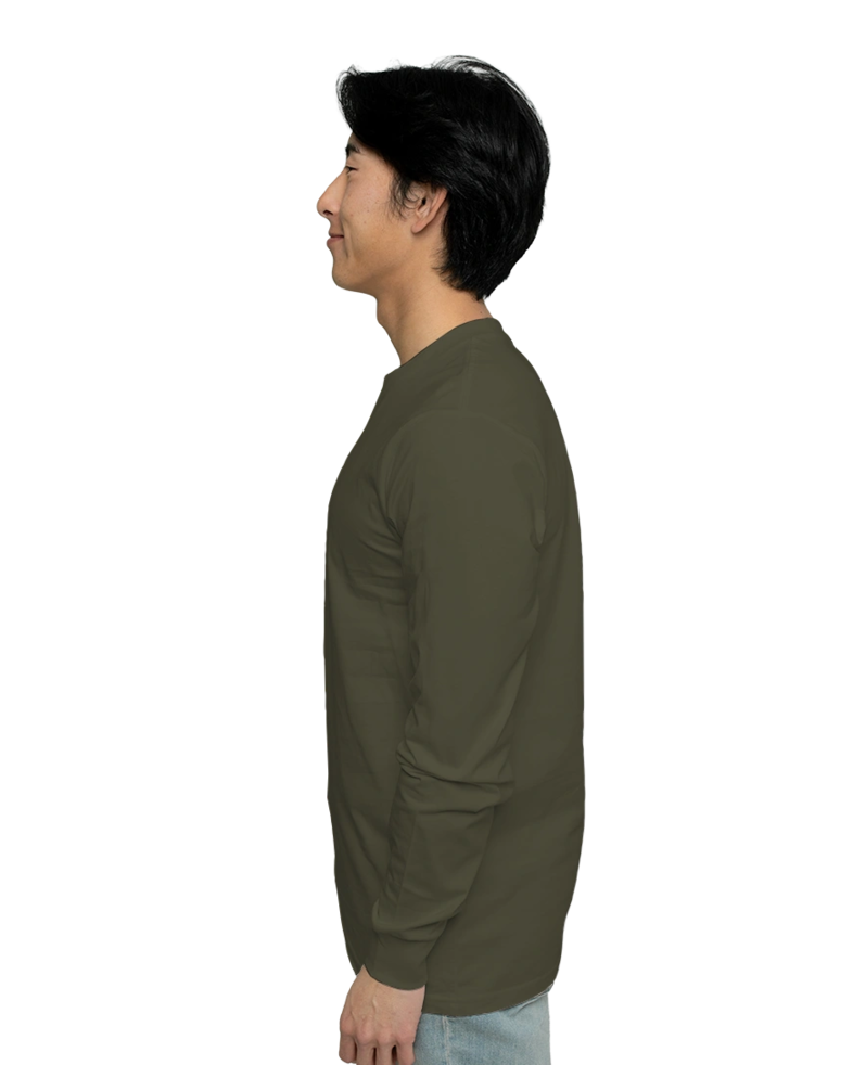 Image of a model wearing a 5071 AS Colour Classic L/S Tee