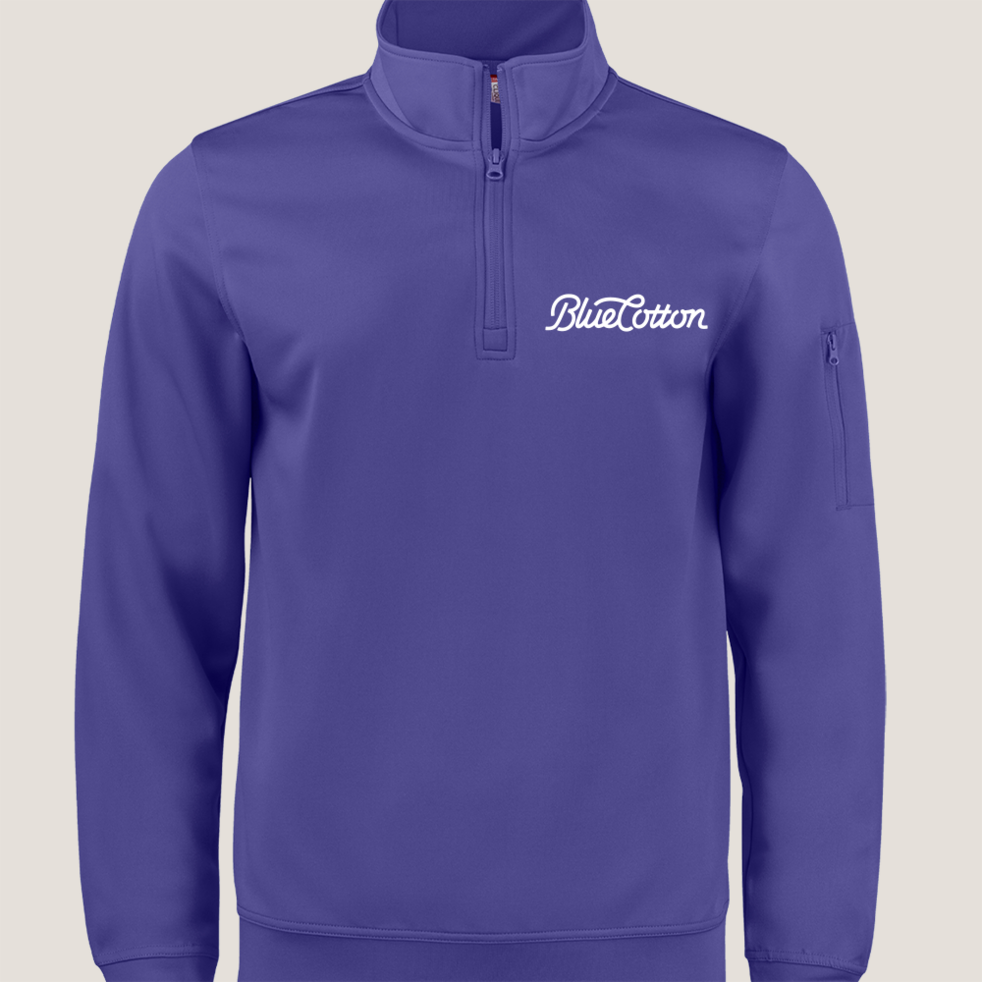 Image of MQK00110 Clique Lift Eco Performance Half Zip Unisex Pullover