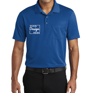 Custom Business Apparel:  ST640P Sport-Tek PosiCharge RacerMesh Pocket Polo