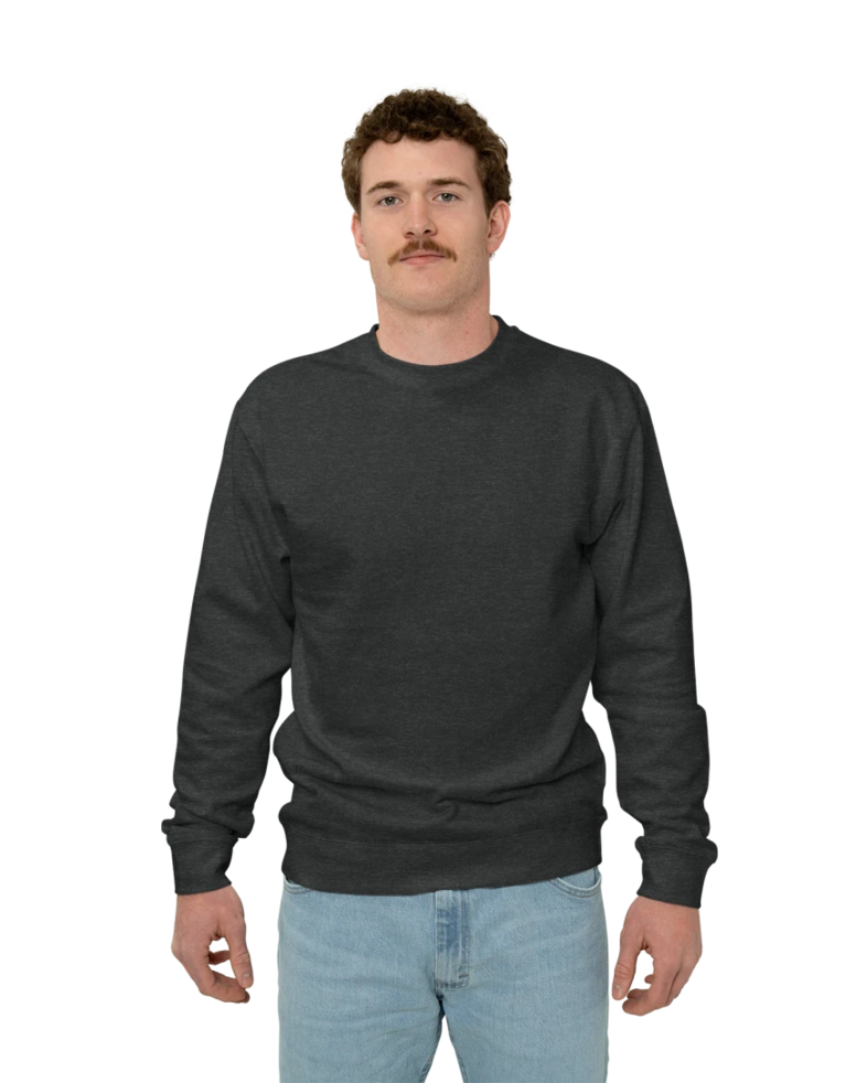 Image of a model wearing a SS3000 Independent Trading Co. Midweight Sweatshirt