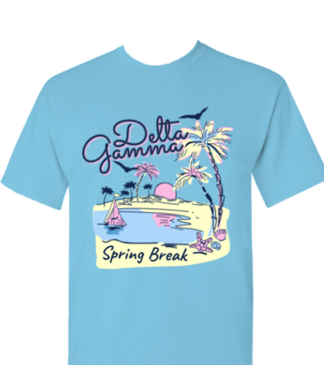 Beach Spring Break design idea